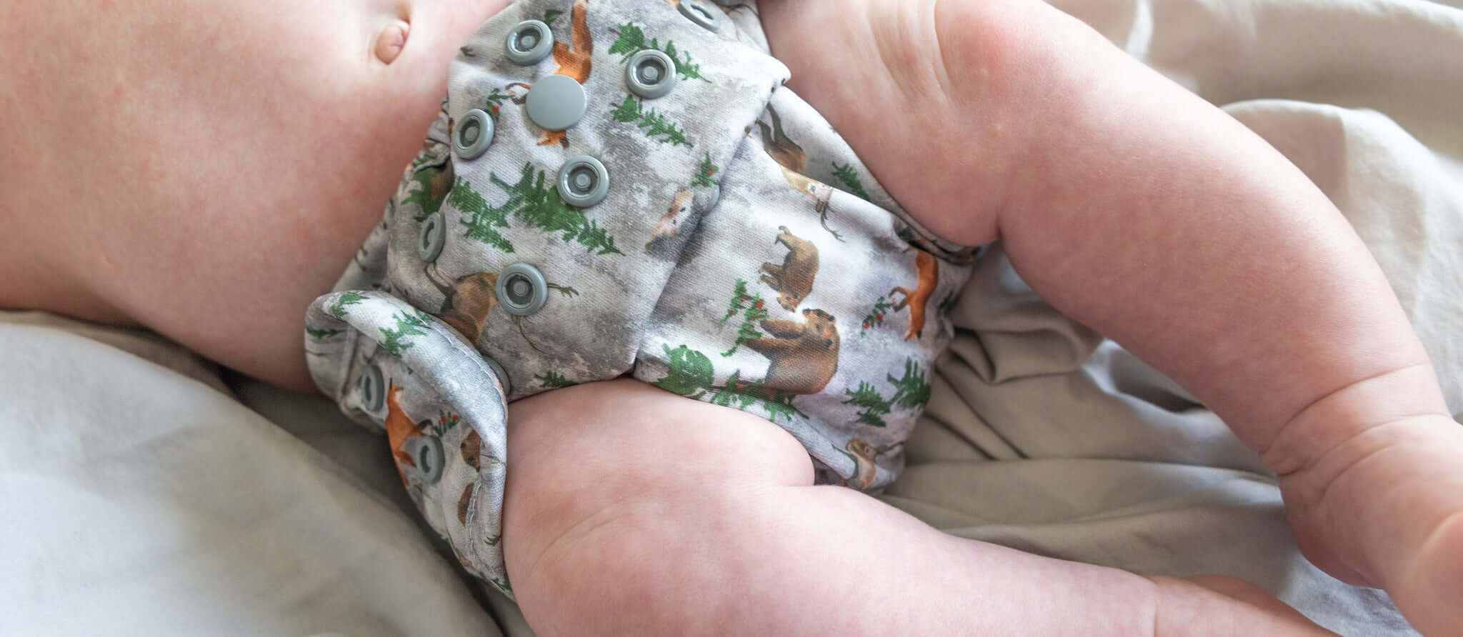 Baby wearing Bayrli Outer Diaper